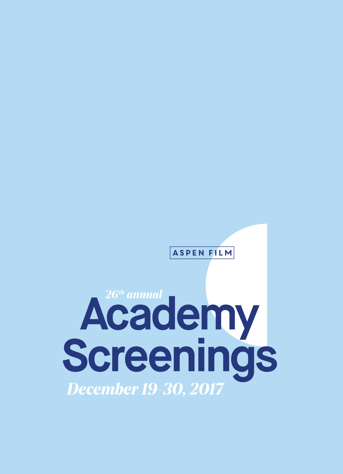 2017 Academy Screenings