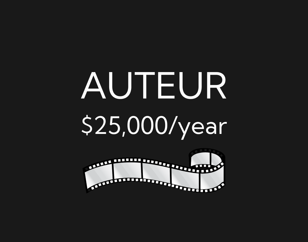 Auteur $25,000/year