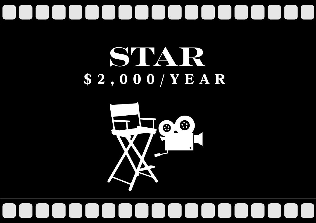 Star $2,000/year
